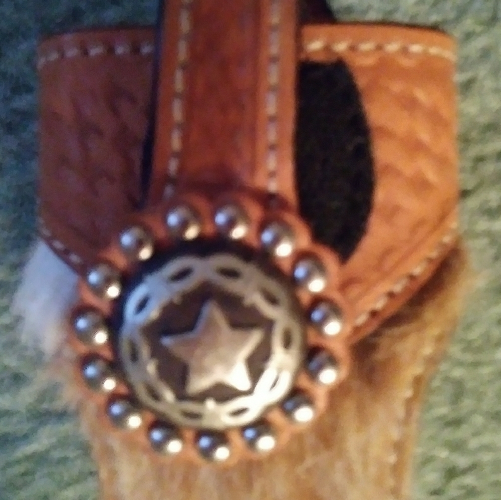 Western clip on phone holder